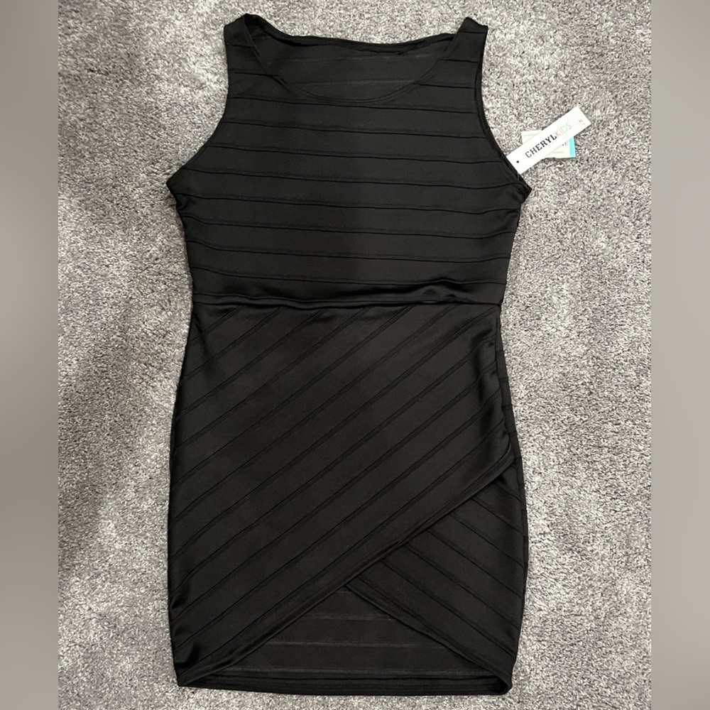 Black envelope dress